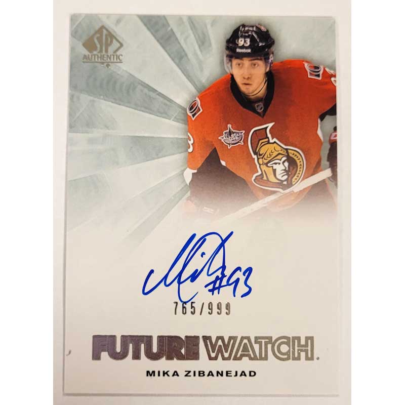 Mika Zibanejad 2011-12 SP Authentic #227 Autograph RC 765/999