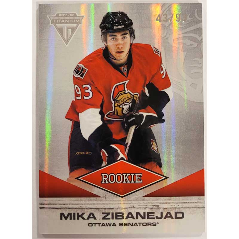 Mika Zibanejad 2011-12 Panini Titanium #101 /93 RC