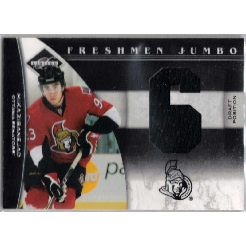 Mika Zibanejad 2011-12 Limited Freshmen Jumbo Materials Draft Position #5 74/99