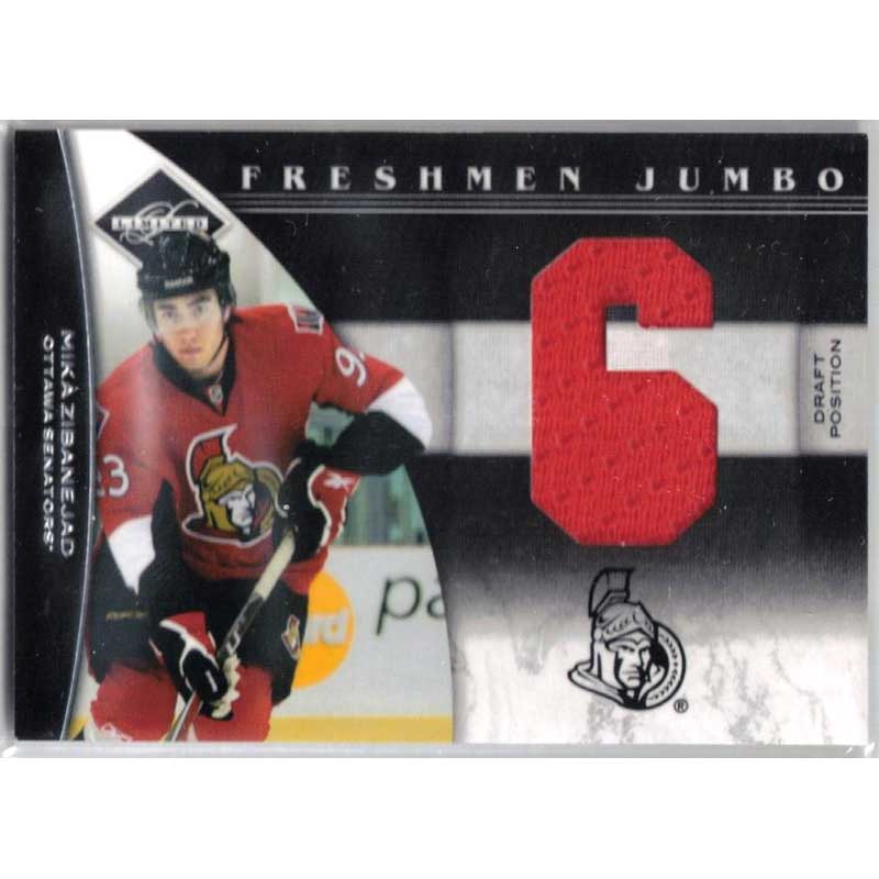 Mika Zibanejad 2011-12 Limited Freshmen Jumbo Materials Draft Position #5 70/99