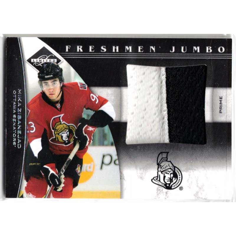 Mika Zibanejad 2011-12 Limited Freshmen Jumbo Materials Prime #5 50/50