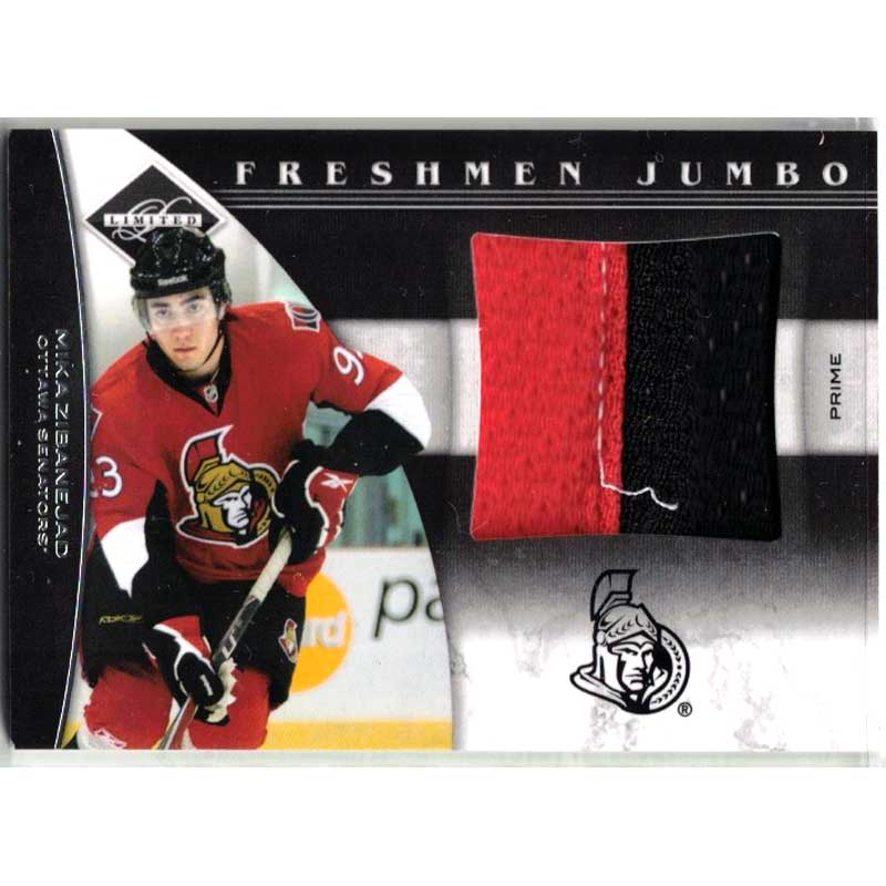 Mika Zibanejad 2011-12 Limited Freshmen Jumbo Materials Prime #5 49/50