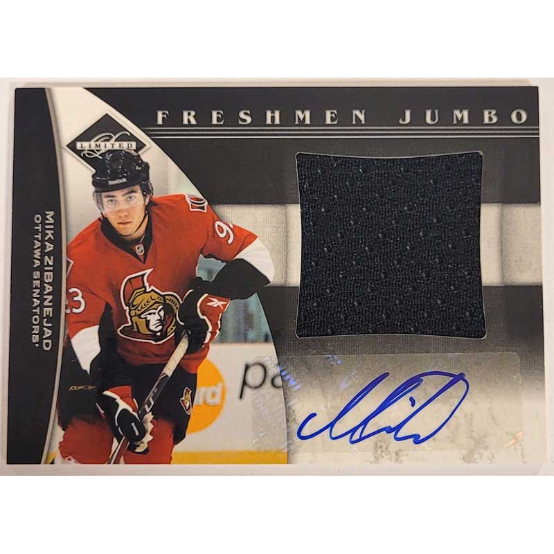 Mika Zibanejad 2011-12 Limited Freshmen Jumbo Materials Signatures #5 /99