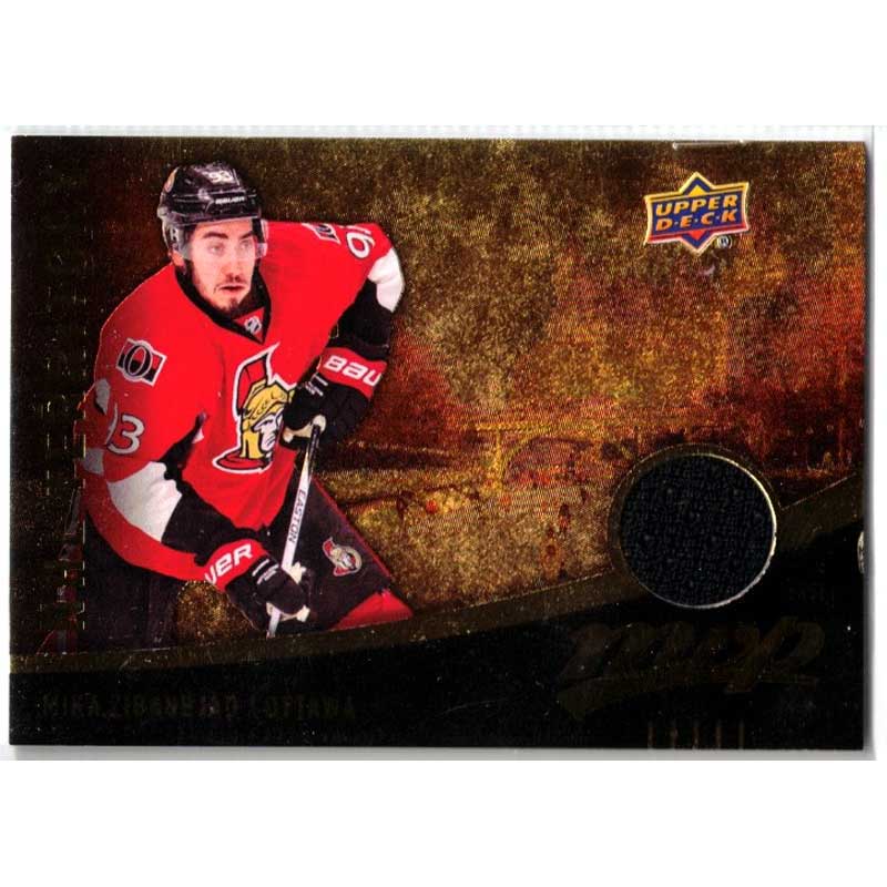 Mika Zibanejad 2016-17 Upper Deck MVP NHL Territory Materials #TMMZ (Black Jersey)