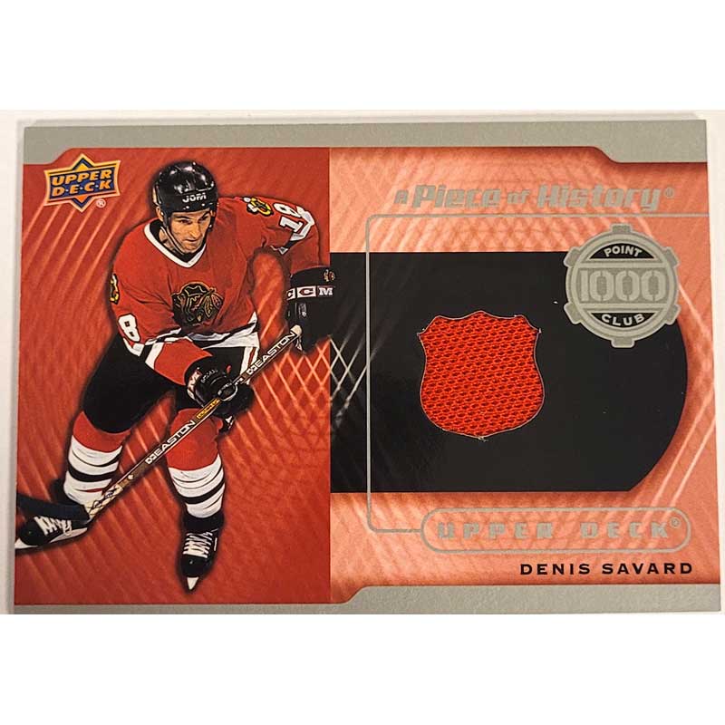 Denis Savard 2015-16 Upper Deck A Piece of History 1000 Point Club #PCDS