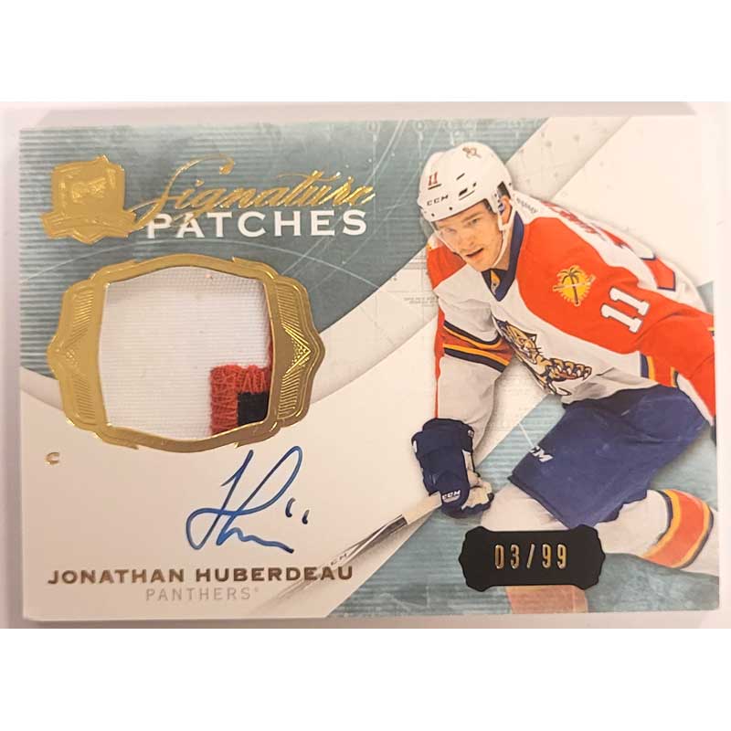 Jonathan Huberdeau 2014-15 The Cup Signature Patches #SPJH /99