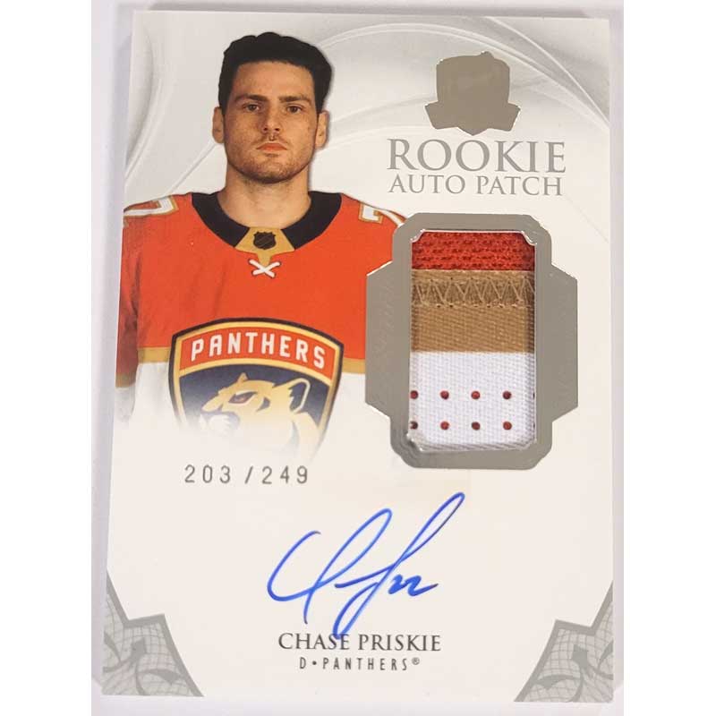 Chase Priskie 2020-21 The Cup #151 Patch Autograph /249 RC