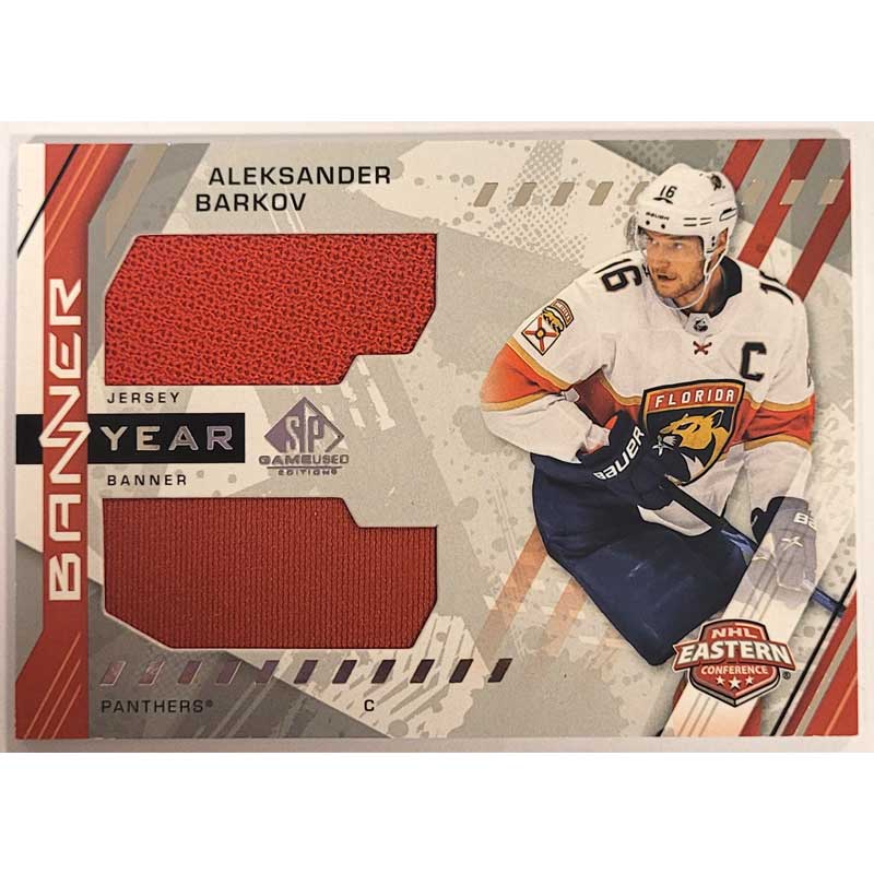 Aleksander Barkov 2021-22 SP Game Used '21 Eastern Conference Banner Year Jerseys #BYAAB