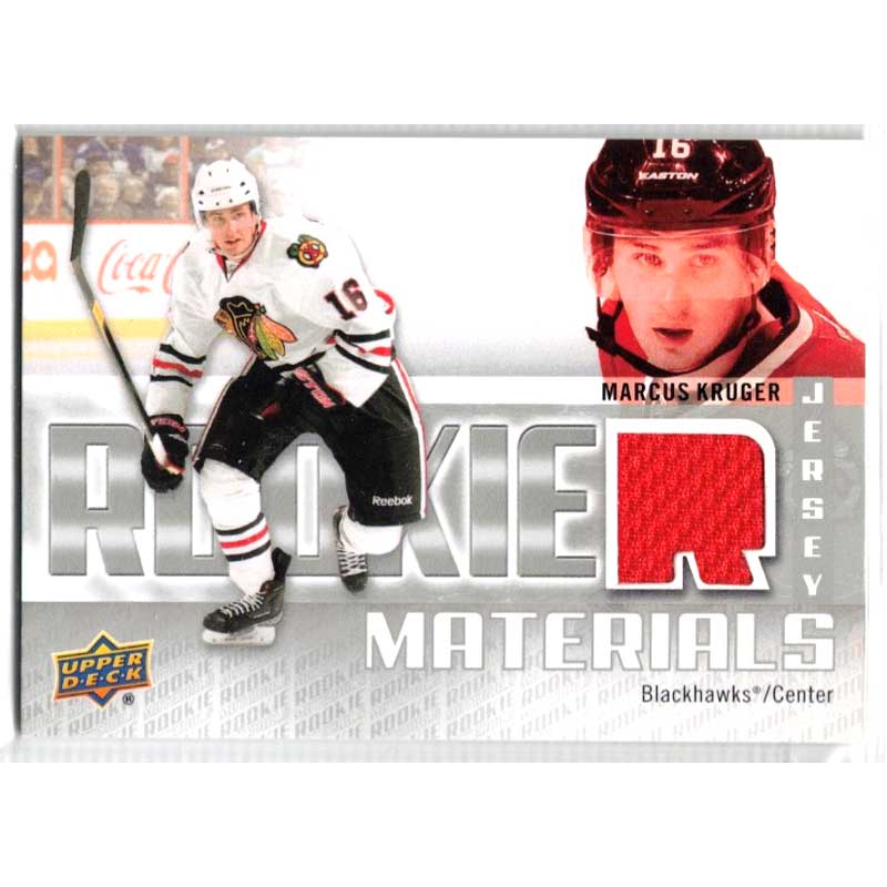 Marcus Kruger 2011-12 Upper Deck Rookie Materials #RMMK