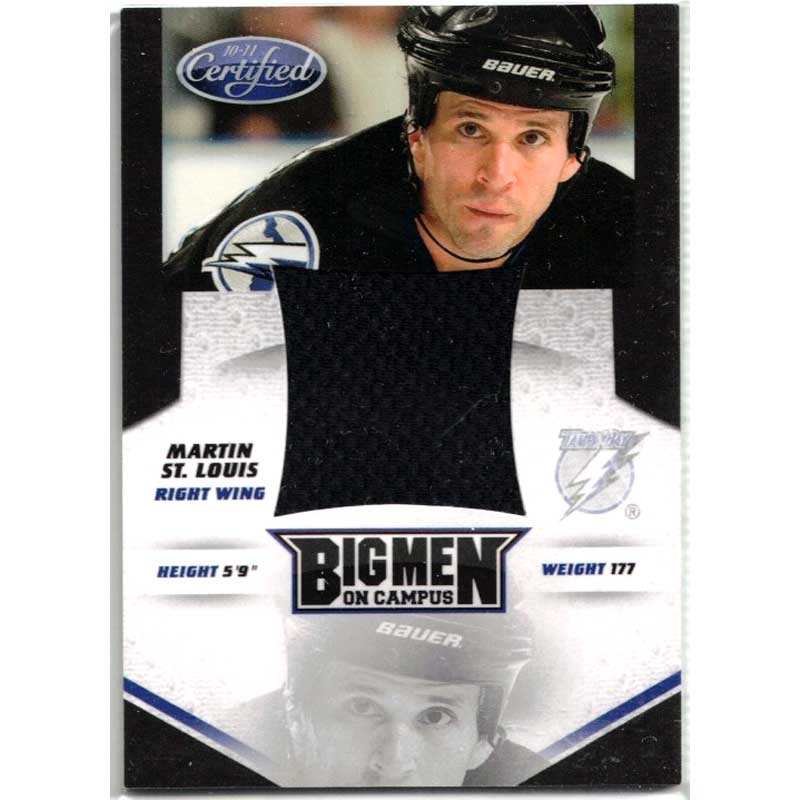 Martin St. Louis 2010-11 Certified Big Men On Campus Jerseys #13