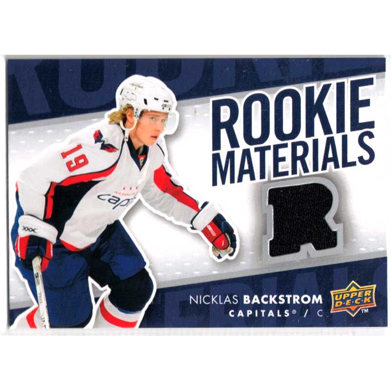 Nicklas Bäckström 2007-08 Upper Deck Rookie Materials #RMBA