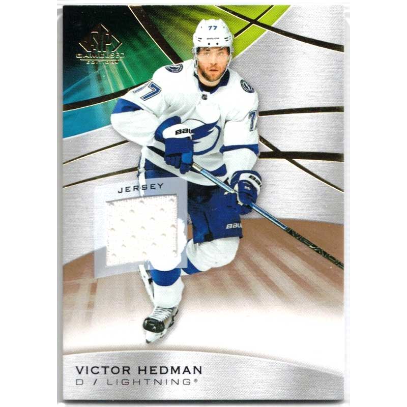 Victor Hedman 2019-20 SP Game Used Gold #42 Jersey