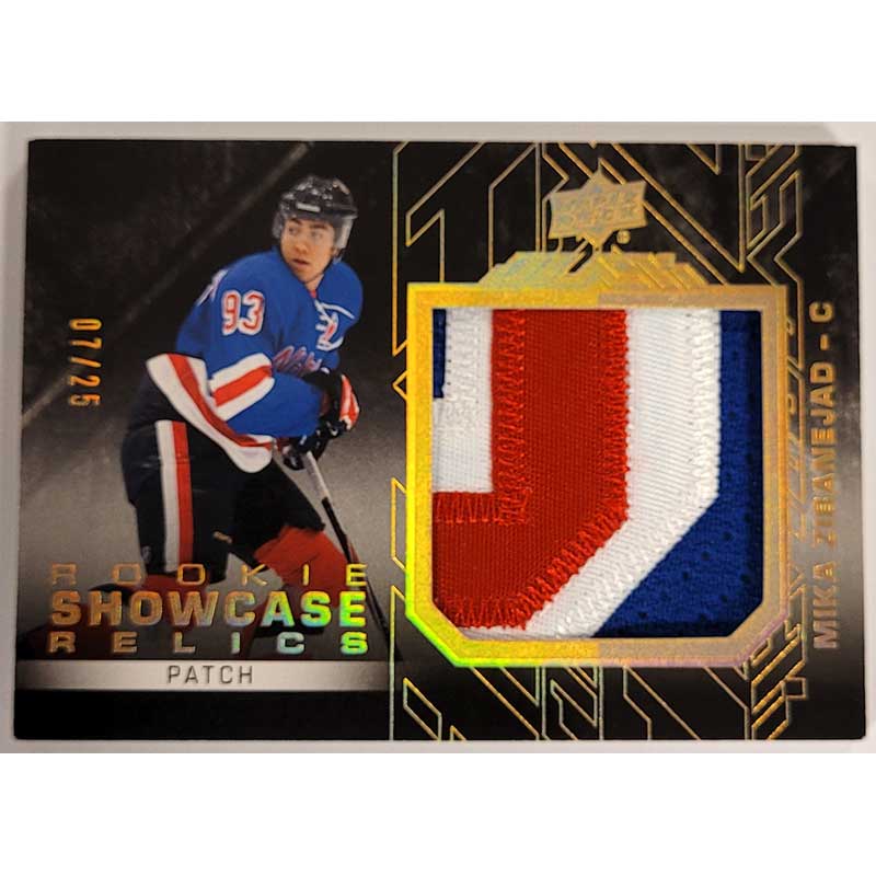 Mika Zibanejad 2015-16 UD Black Showcase Relics Patch #RSRMZ 07/25