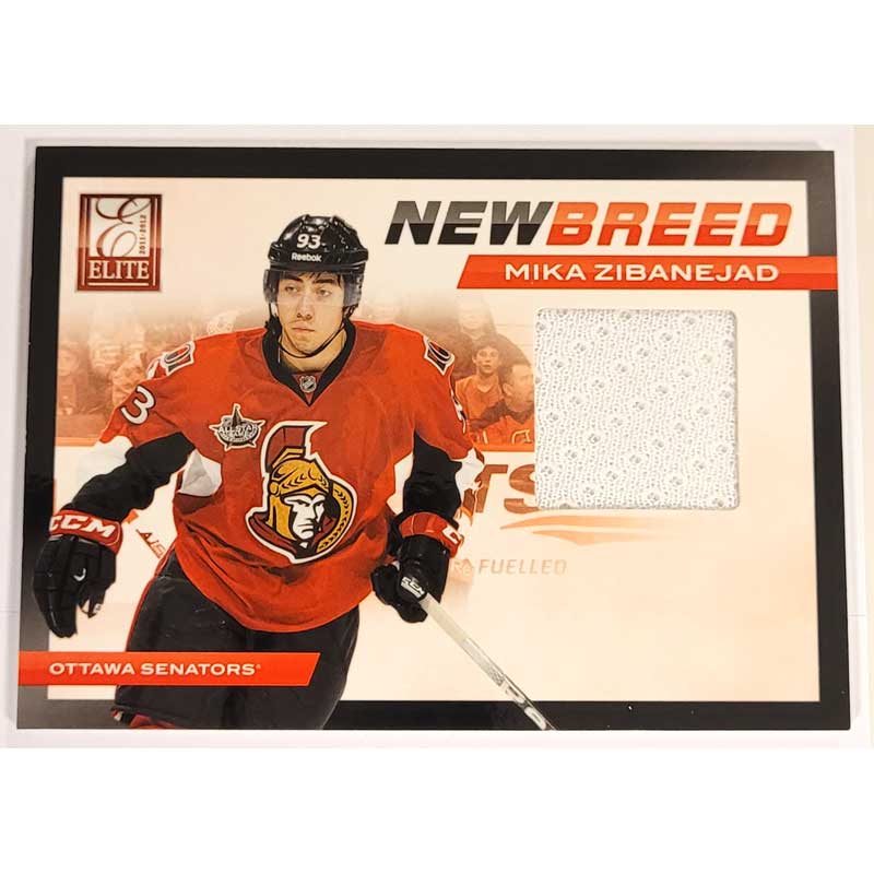 Mika Zibanejad 2011-12 Elite New Breed Materials #16 (White)