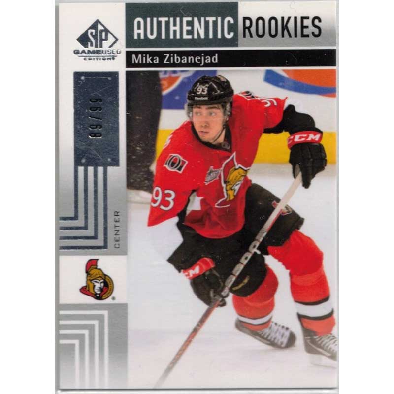 Mika Zibanejad 2011-12 SP Game Used #193 89/99 RC