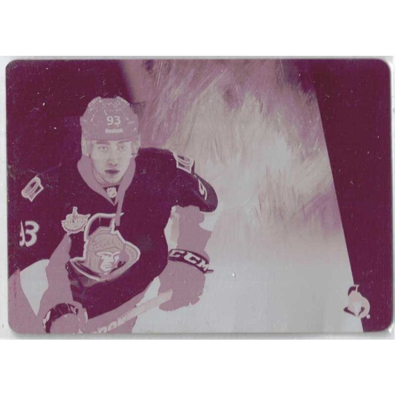 Mika Zibanejad 2011-12 Panini Prime #141 Magenta Printing Plate 1/1 (Released in 2014 Product)