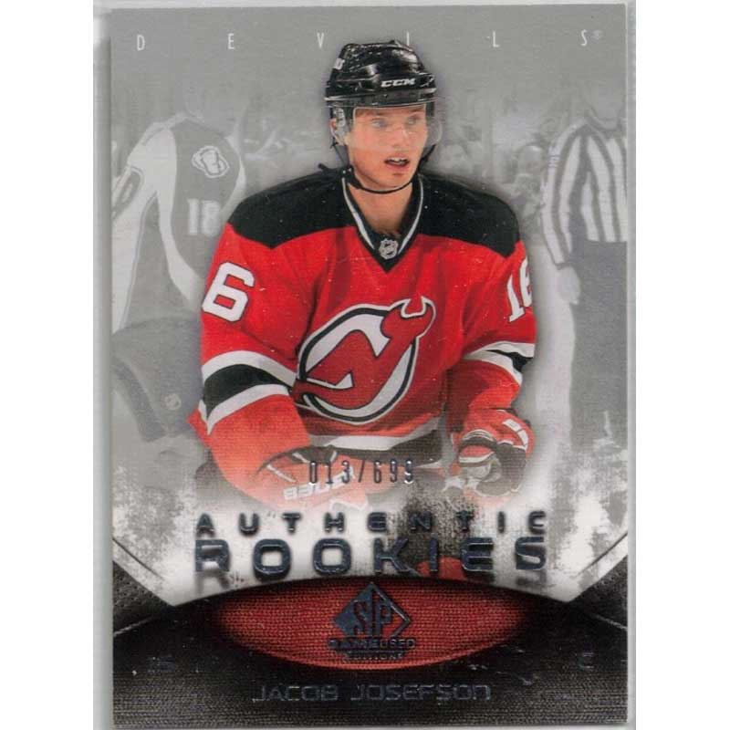 Jacob Josefson 2010-11 SP Game Used #158 RC /699