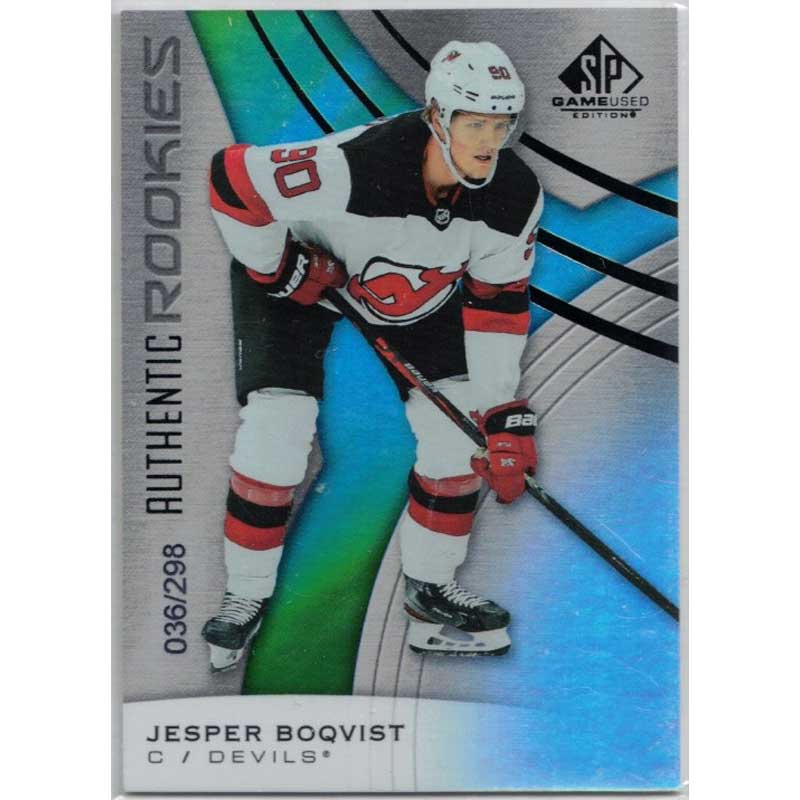 Jesper Boqvist 2019-20 SP Game Used Rainbow #159 /298