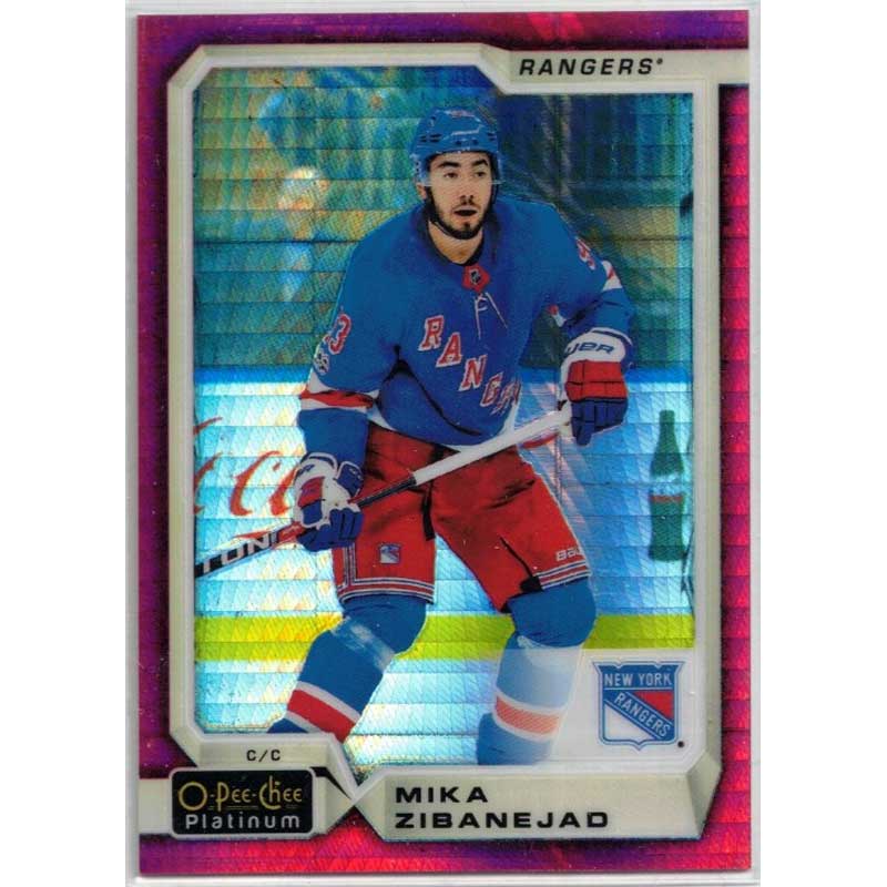 Mika Zibanejad 2018-19 O-Pee-Chee Platinum Red Prism #31 /199