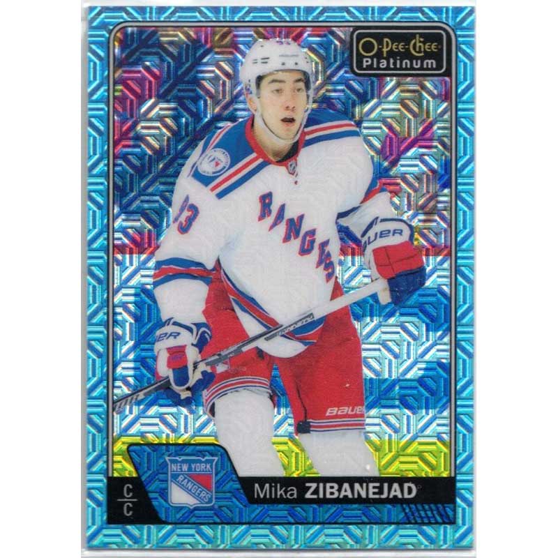 Mika Zibanejad 2016-17 O-Pee-Chee Platinum Ice Blue Traxx #4