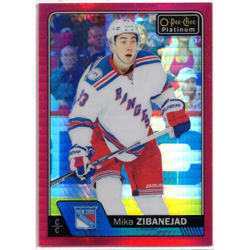 Mika Zibanejad 2016-17 O-Pee-Chee Platinum Red Prism #4 /199