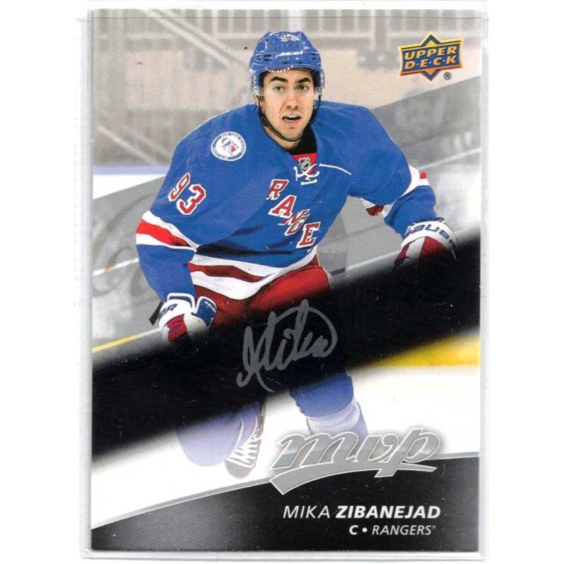 Mika Zibanejad 2017-18 Upper Deck MVP Silver Script #49