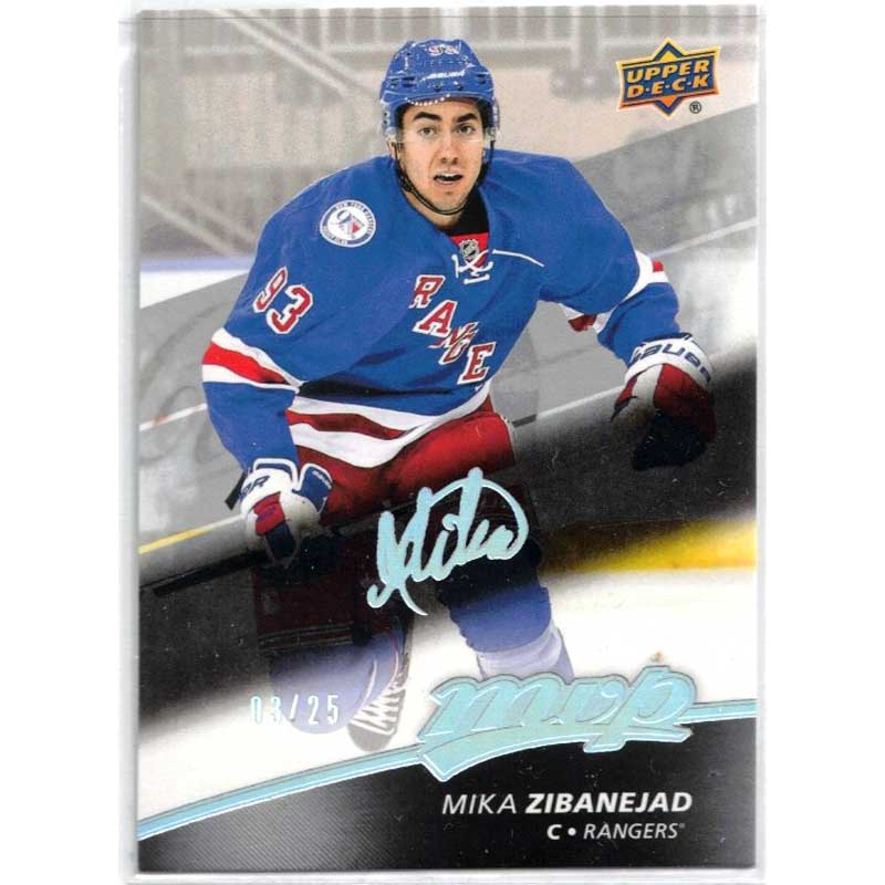 Mika Zibanejad 2017-18 Upper Deck MVP Super Script #49 03/25