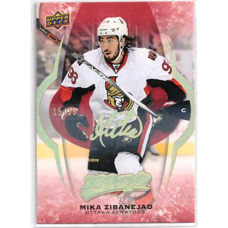 Mika Zibanejad 2016-17 Upper Deck MVP Super Script #183 15/25