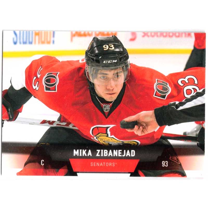 Mika Zibanejad 2013-14 Upper Deck #44 [Misprint, no foil]