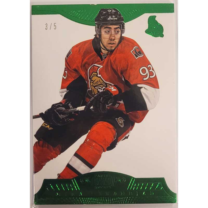 Mika Zibanejad 2013-14 Dominion Emerald #67 3/5 [EDGE WEAR]