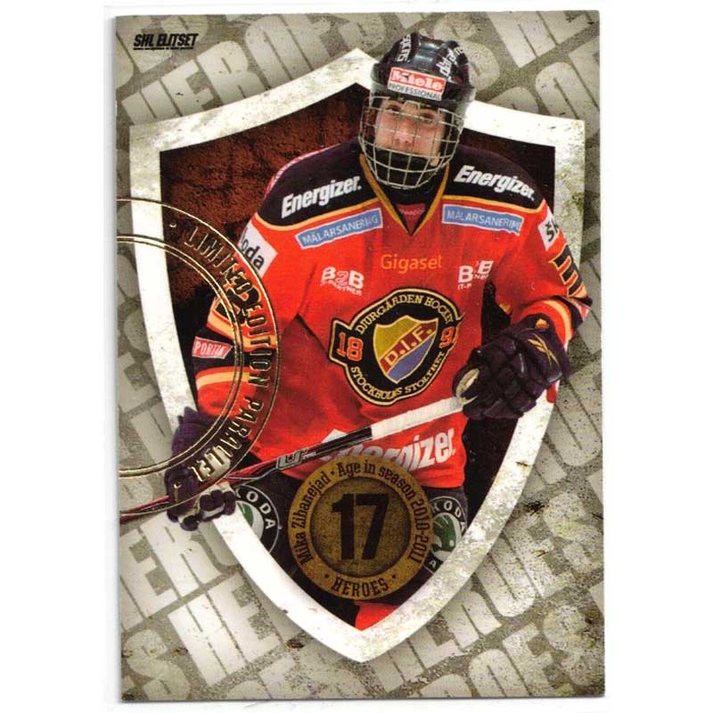 Mika Zibanejad 2011-12 SHL s.1 Heroes Limited Edition Parallel #03 Djurgårdens IF