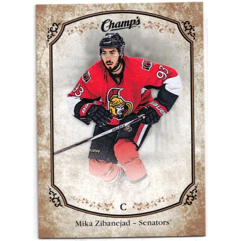 Mika Zibanejad 2015-16 Upper Deck Champ's Gold Variant Back #28 [Champ's Hockey Logo on Back]