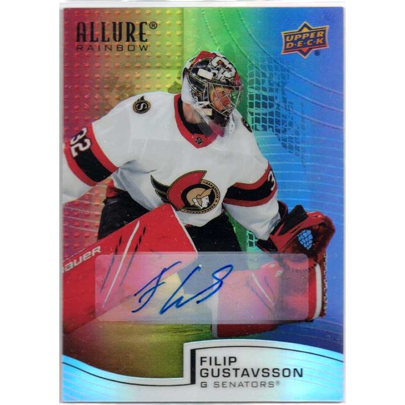 Filip Gustavsson 2021-22 Upper Deck Allure Full Rainbow Autographs #R29