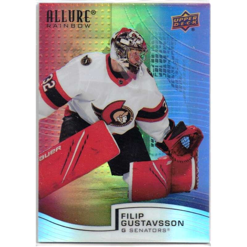 Filip Gustavsson 2021-22 Upper Deck Allure Rainbow Double Rainbow #R29