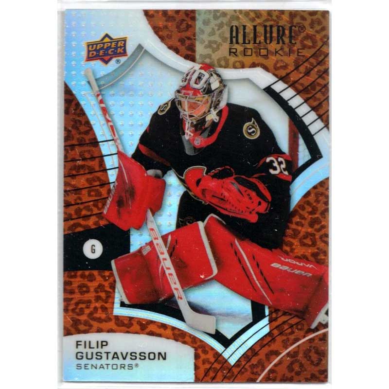 Filip Gustavsson 2021-22 Upper Deck Allure Leopard #148