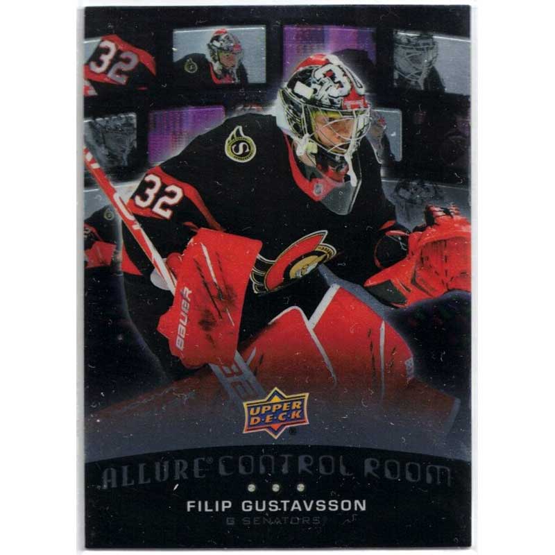 Filip Gustavsson 2021-22 Upper Deck Allure Control Room #CR5