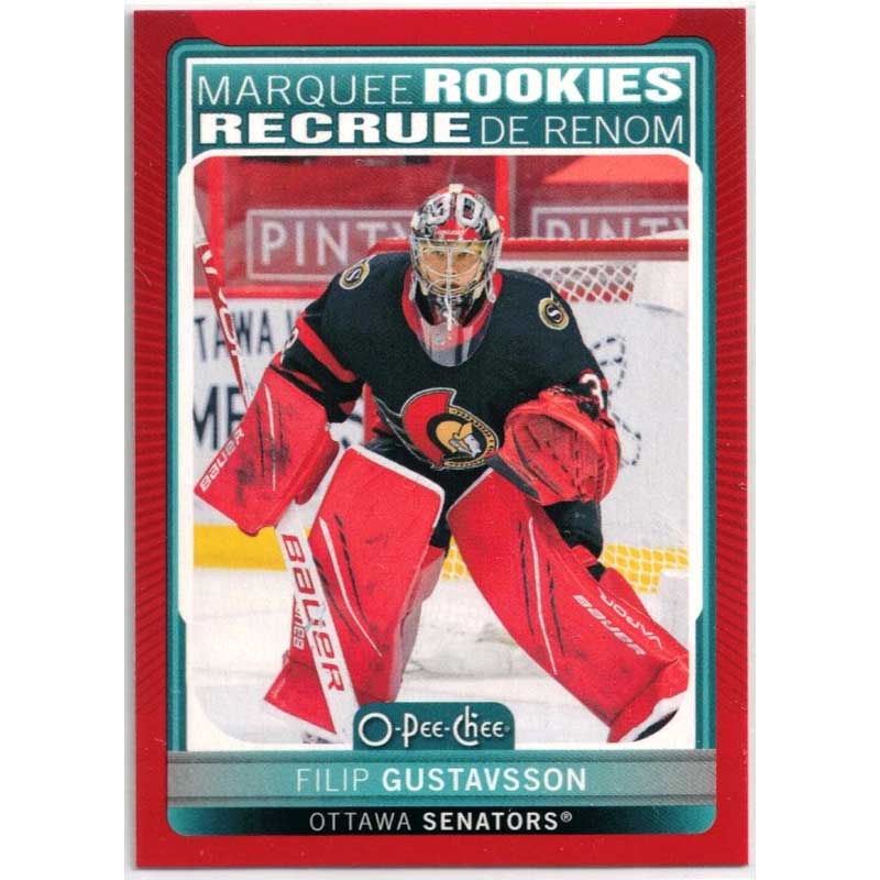 Filip Gustavsson 2021-22 O-Pee-Chee Red #527