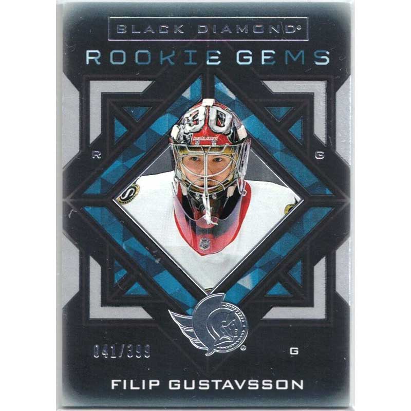 Filip Gustavsson 2021-22 Black Diamond Rookie Gems #RGFG /399