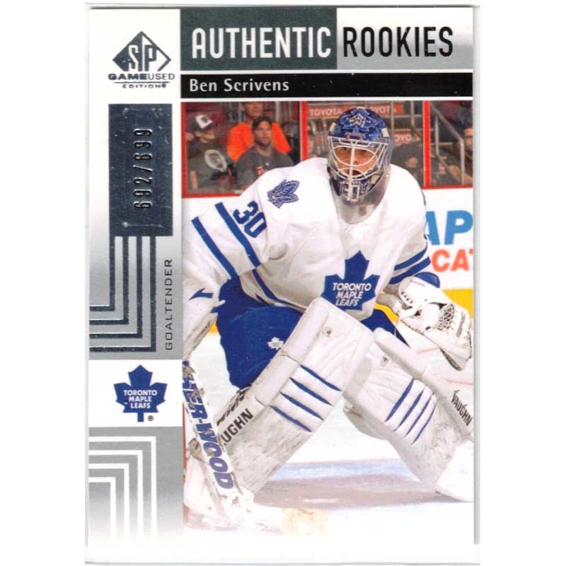 Ben Scrivens 2011-12 SP Game Used #111 RC /699