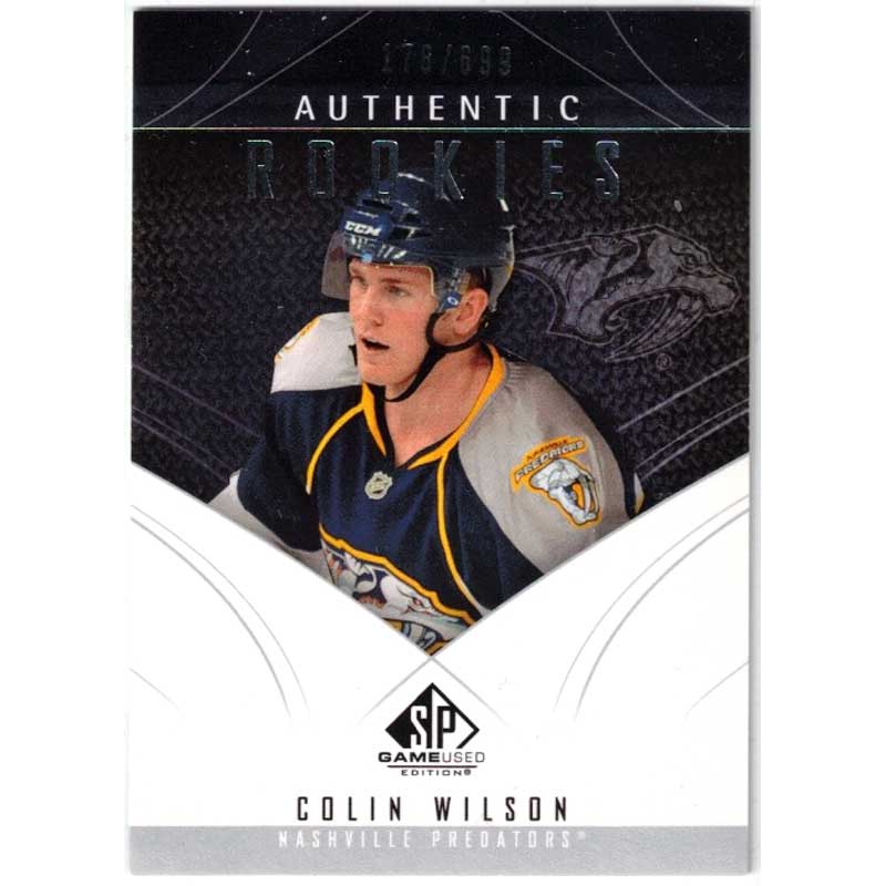 Colin Wilson 2009-10 SP Game Used #173 RC /699