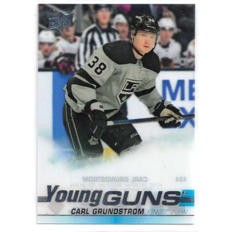 Carl Grundström 2019-20 Upper Deck Clear Cut Parallel #484