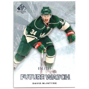 David McIntyre 2011-12 SP Authentic #198 Future Watch RC /999