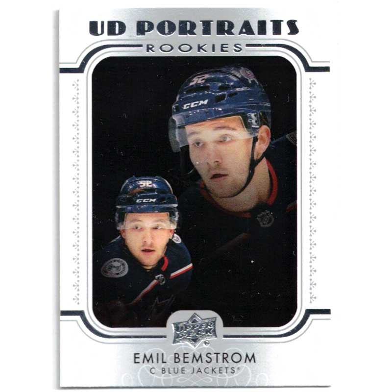 2019-20 Upper Deck UD Portraits #P54 Emil Bemström