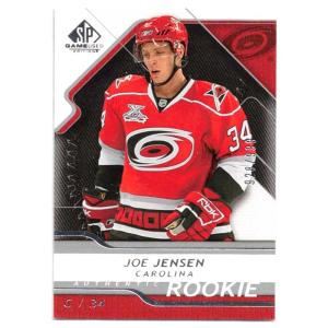 Joe Jensen 2008-09 SP Game Used #128 RC /999