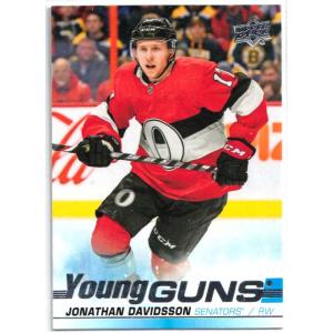 Jonathan Davidsson 2019-20 Upper Deck #479 Young Guns RC