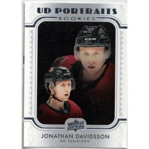 Jonathan Davidsson 2019-20 Upper Deck UD Portraits #P72