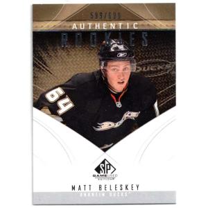 Matt Beleskey 2009-10 SP Game Used #139 RC /699