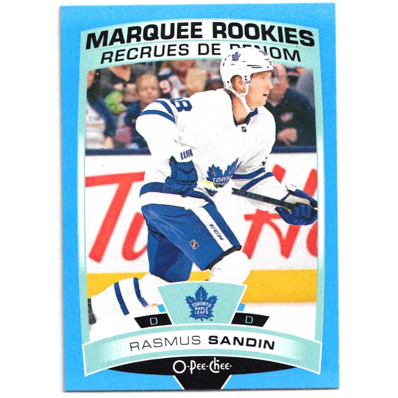 Rasmus Sandin 2019-20 O-Pee-Chee Blue Border #643