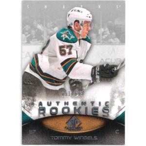 Tommy Wingels 2010-11 SP Game Used #144 RC /699