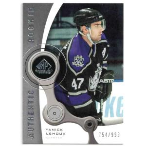Yanick Lehoux 2005-06 SP Game Used #214 RC /999